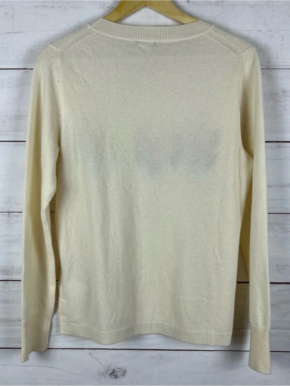 J. Crew Cashmere crewneck sweater with tulips Women’s Size Medium NWT NEW - Picture 3 of 10
